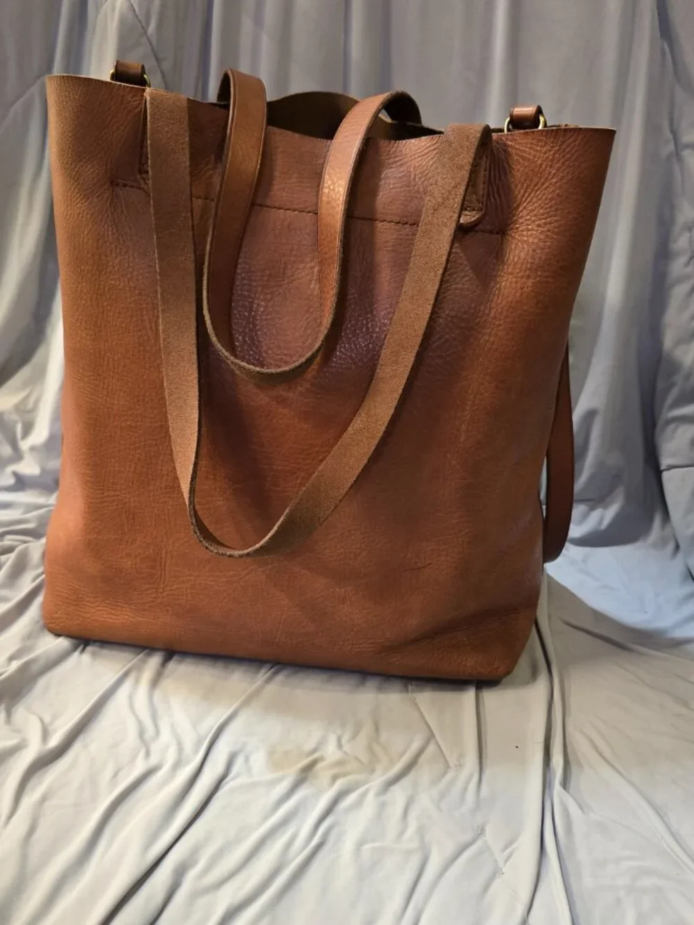 Madewell The Medium Transport Leather Tote Bag - English Saddle